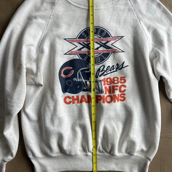 Vintage Chicago Bears Super Bowl XX 1985 NFC Champions Sweatshirt - Picture 3 of 4
